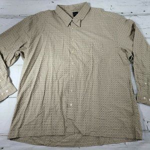 Vintage 90's Deadstock Zanzara Mens 4XL Cotton Long Sleeve Shirt NWT $115